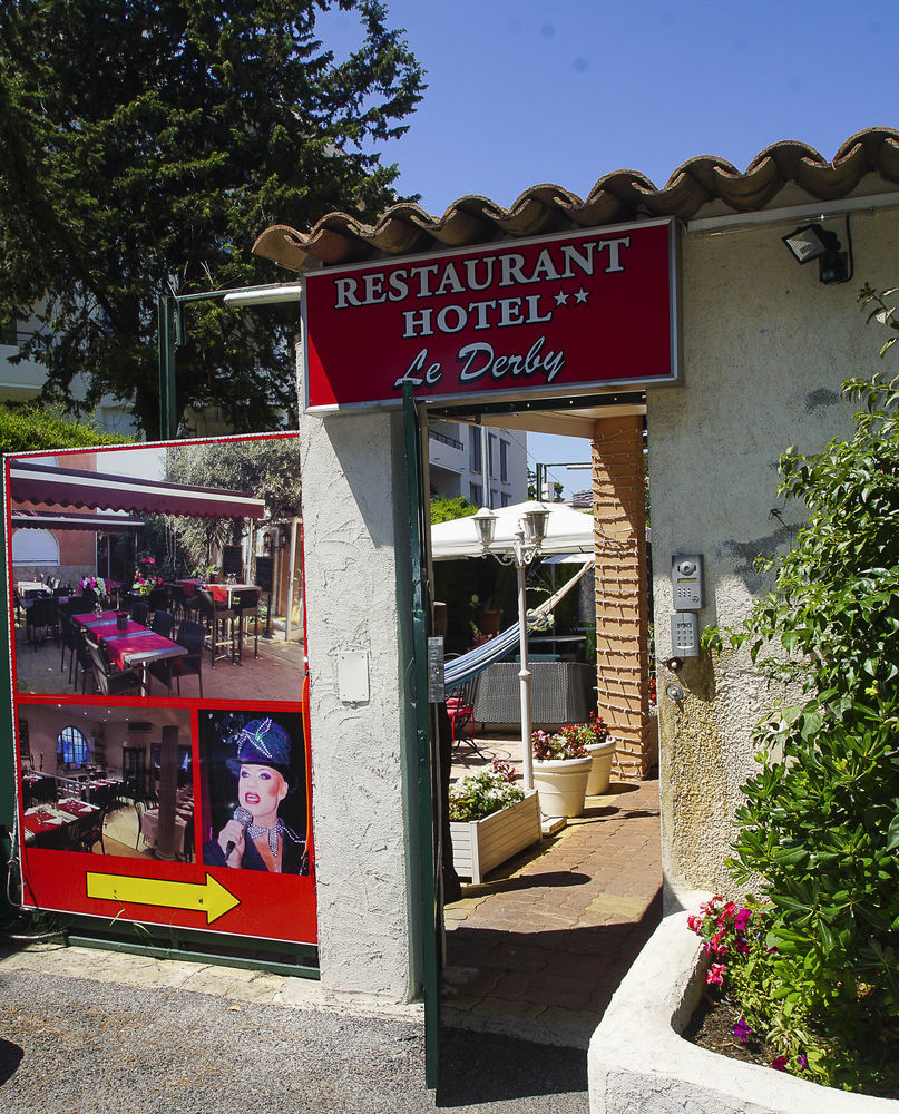 Hôtel Le Derby terrasse et parking Cagnes-sur-Mer Eksteriør bilde